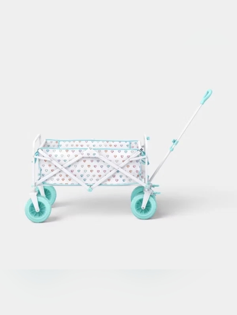 Disco Hearts Wave Collapsible Beach Wagon from the Roller Rabbit x Target